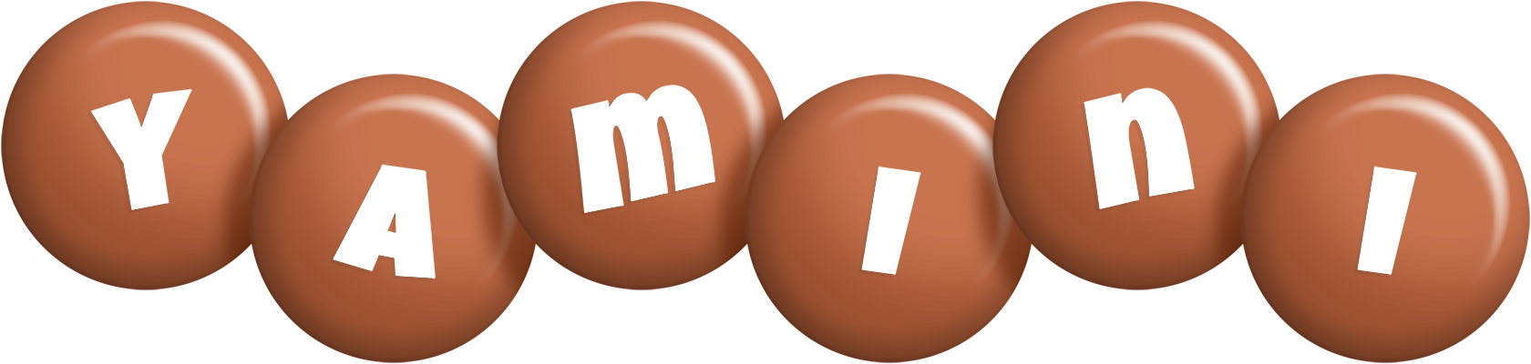 Yamini candy-brown logo