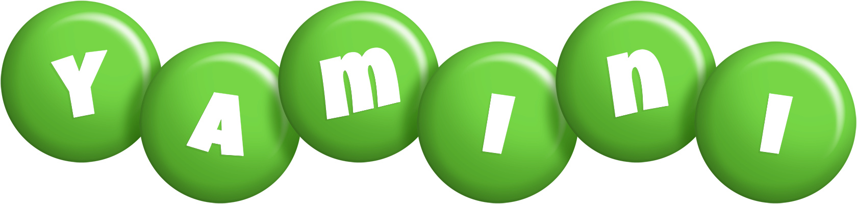 Yamini candy-green logo
