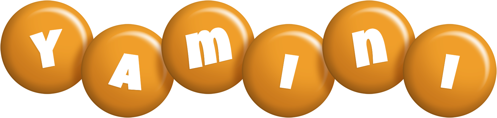 Yamini candy-orange logo