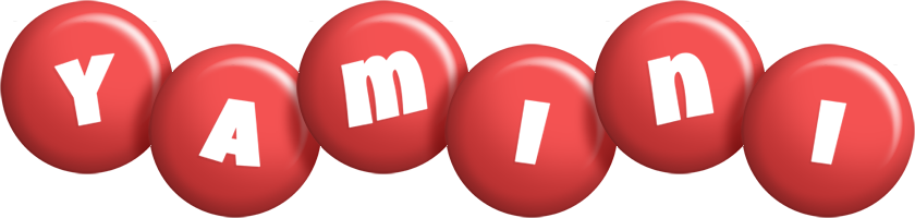 Yamini candy-red logo
