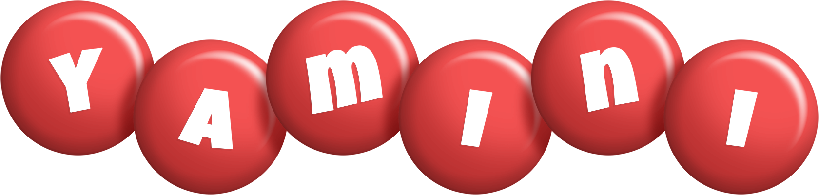 Yamini candy-red logo