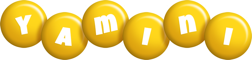 Yamini candy-yellow logo
