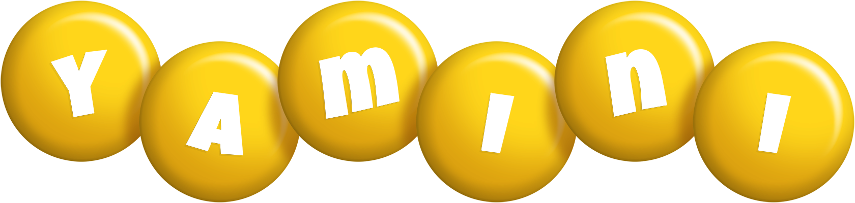 Yamini candy-yellow logo