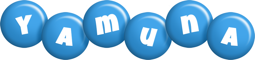Yamuna candy-blue logo