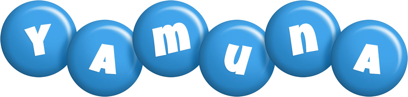 Yamuna candy-blue logo