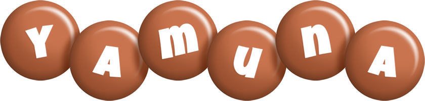 Yamuna candy-brown logo