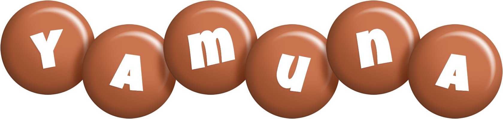 Yamuna candy-brown logo