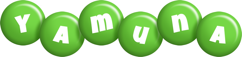 Yamuna candy-green logo