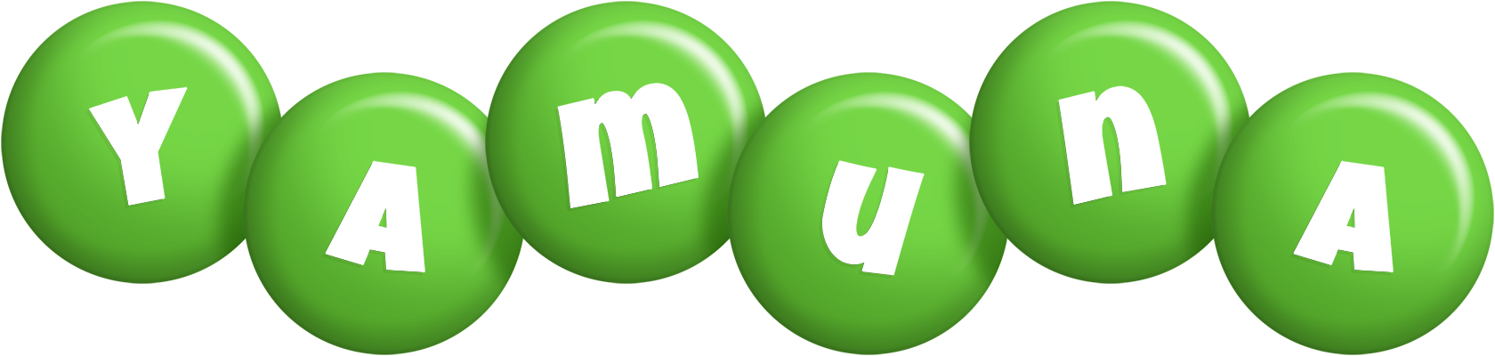 Yamuna candy-green logo