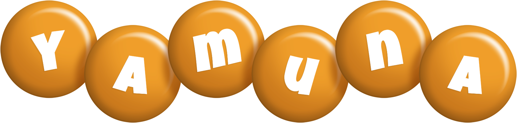 Yamuna candy-orange logo