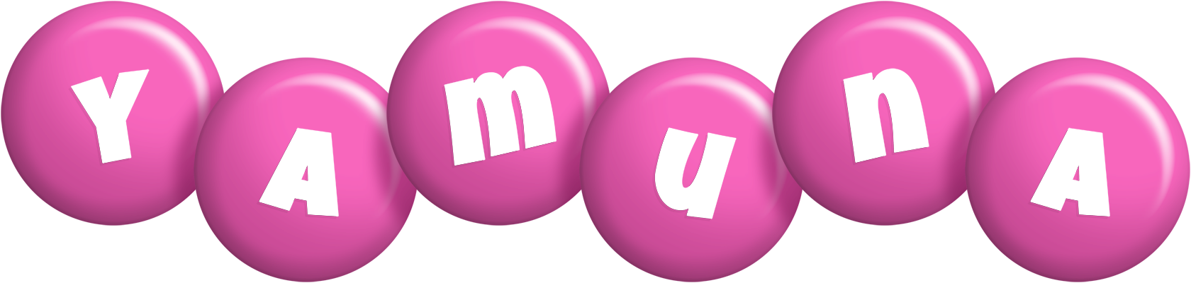 Yamuna candy-pink logo