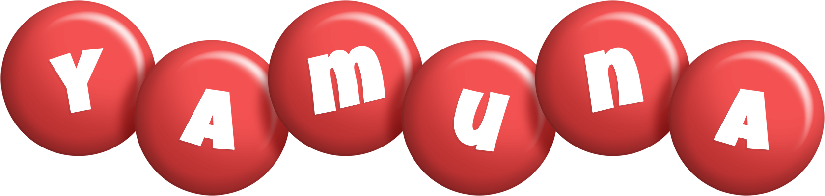 Yamuna candy-red logo