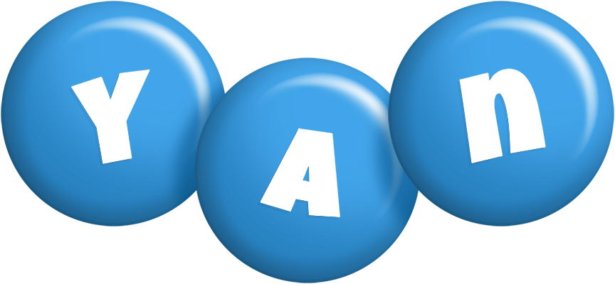 Yan candy-blue logo