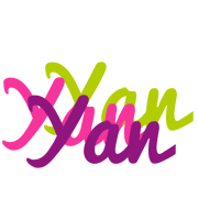 Yan flowers logo