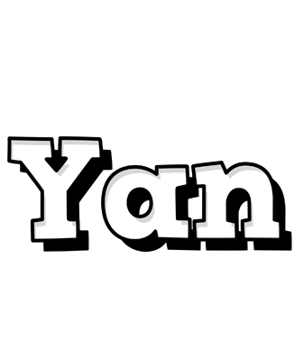 Yan snowing logo