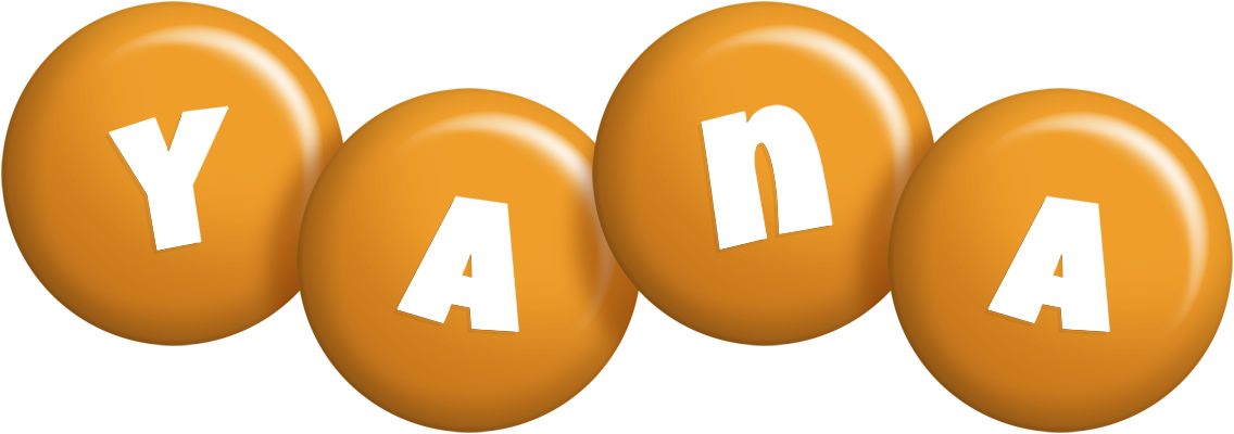 Yana candy-orange logo