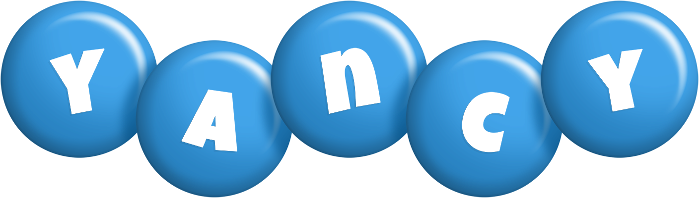 Yancy candy-blue logo