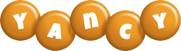 Yancy candy-orange logo