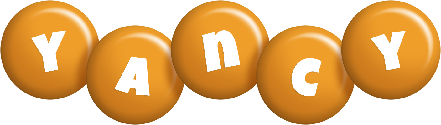 Yancy candy-orange logo