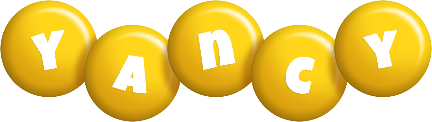 Yancy candy-yellow logo