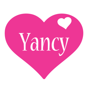 Yancy love-heart logo