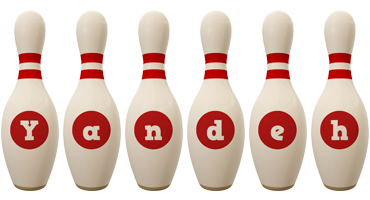 Yandeh bowling-pin logo