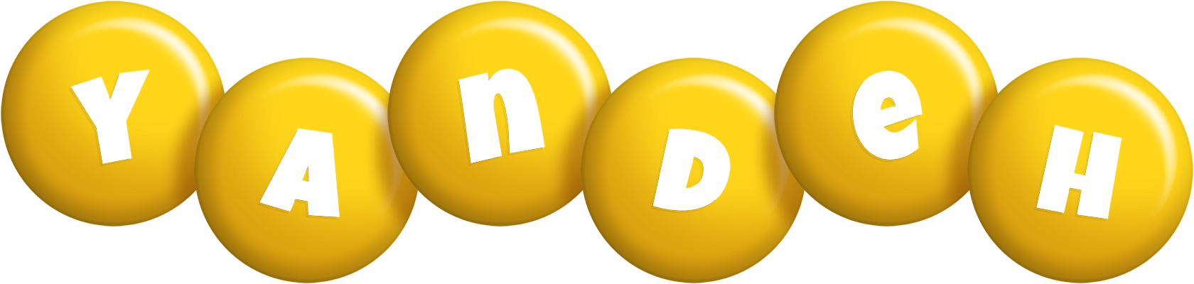 Yandeh candy-yellow logo