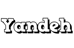 Yandeh snowing logo