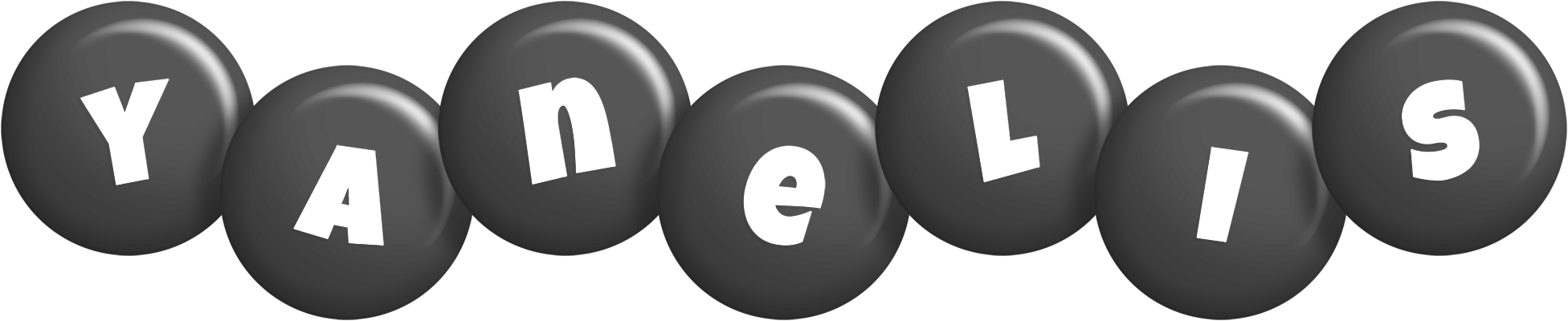 Yanelis candy-black logo