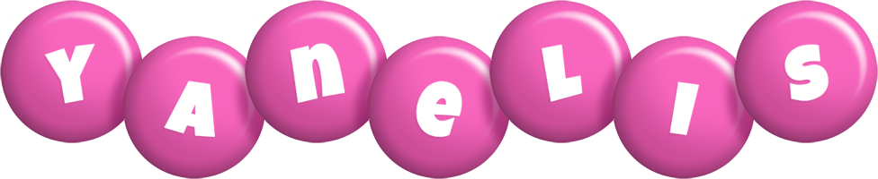 Yanelis candy-pink logo