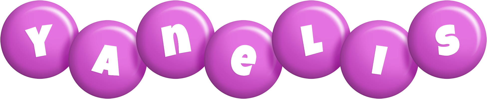 Yanelis candy-purple logo
