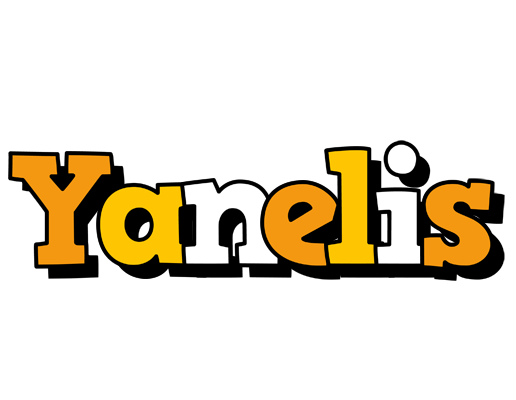 Yanelis cartoon logo