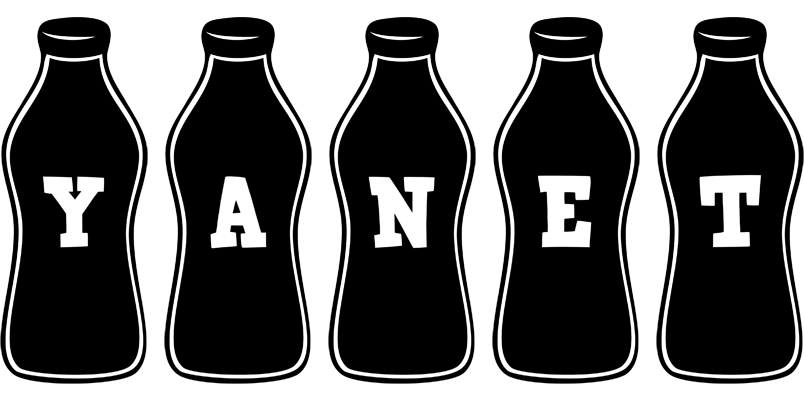 Yanet bottle logo