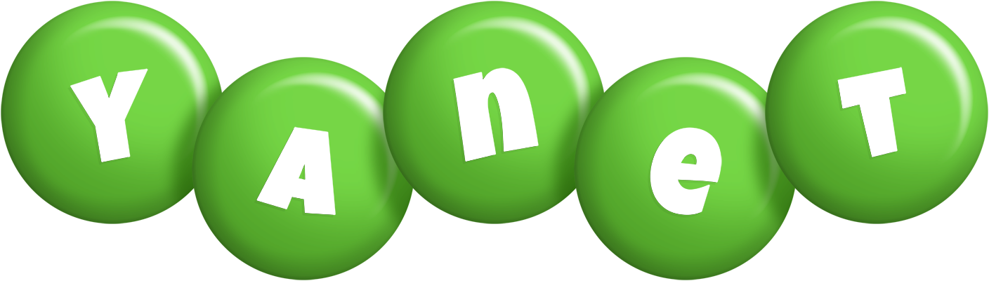 Yanet candy-green logo