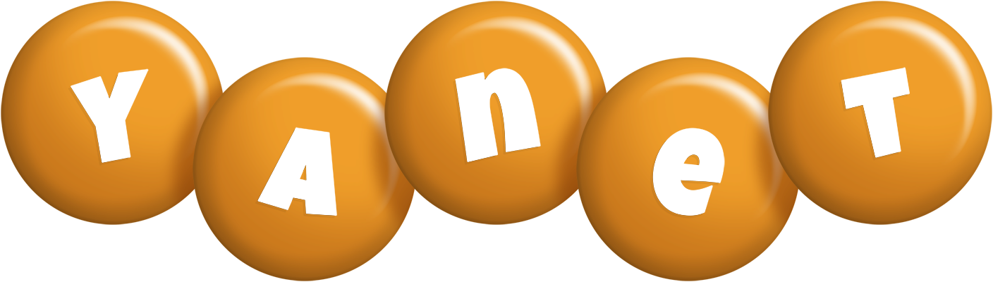 Yanet candy-orange logo