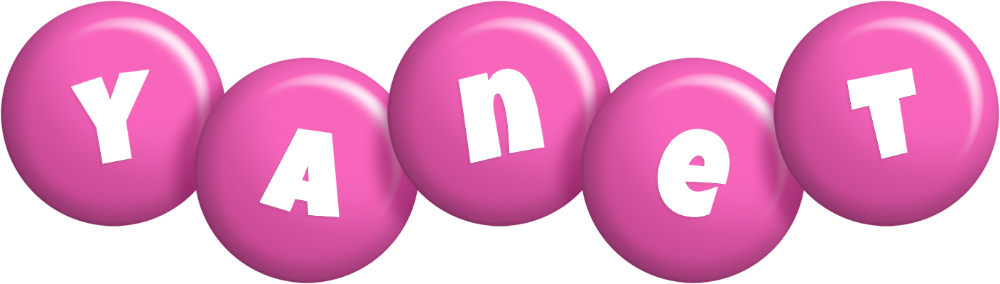 Yanet candy-pink logo