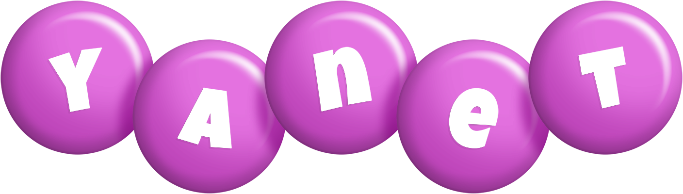 Yanet candy-purple logo