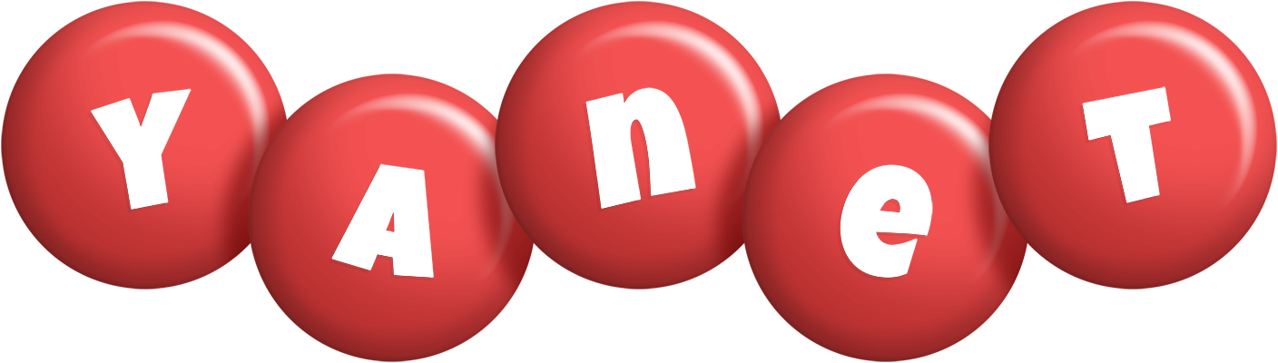 Yanet candy-red logo