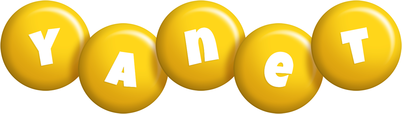 Yanet candy-yellow logo