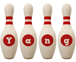 Yang bowling-pin logo