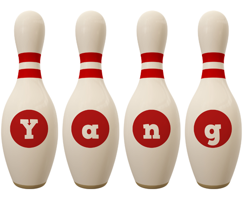 Yang bowling-pin logo