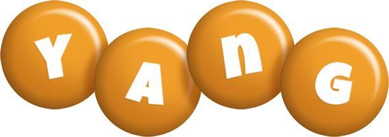 Yang candy-orange logo