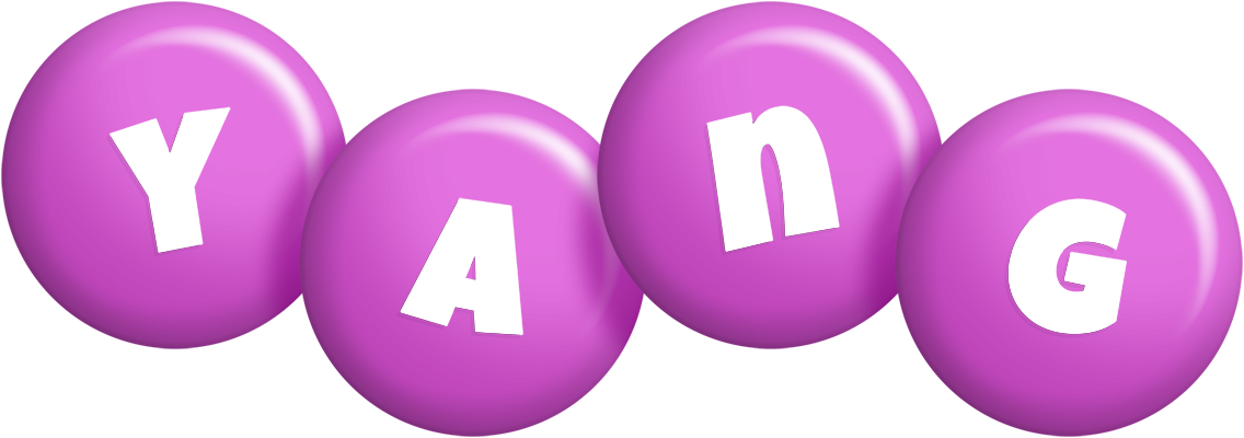 Yang candy-purple logo