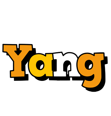 Yang cartoon logo