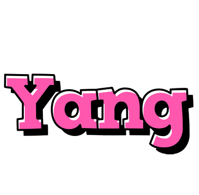 Yang girlish logo