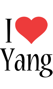 Yang i-love logo