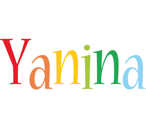 Yanina birthday logo