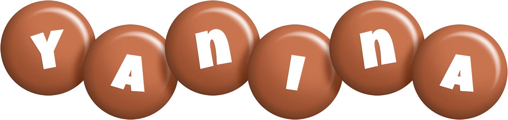 Yanina candy-brown logo
