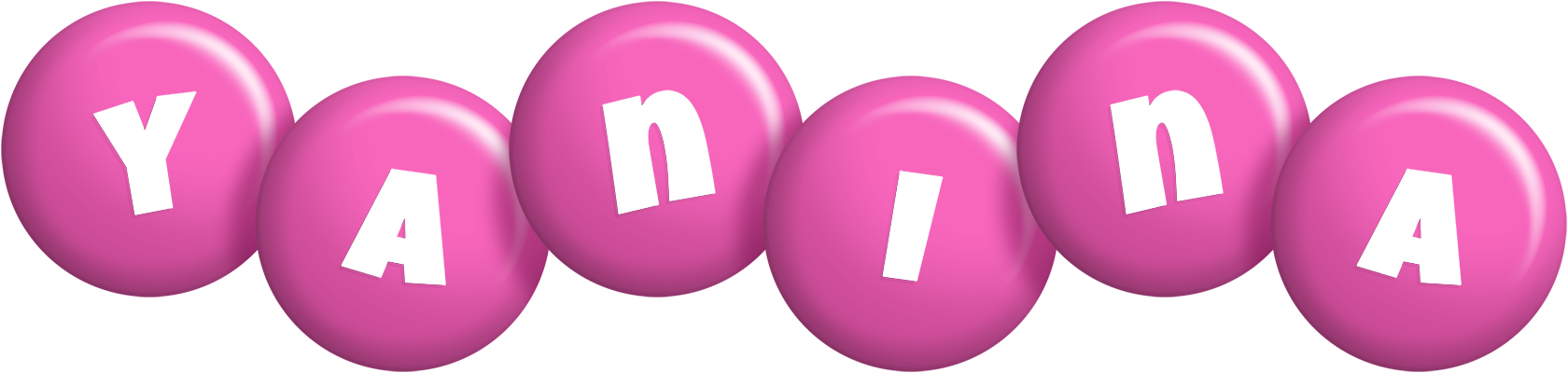 Yanina candy-pink logo