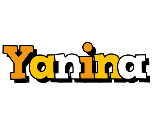Yanina cartoon logo